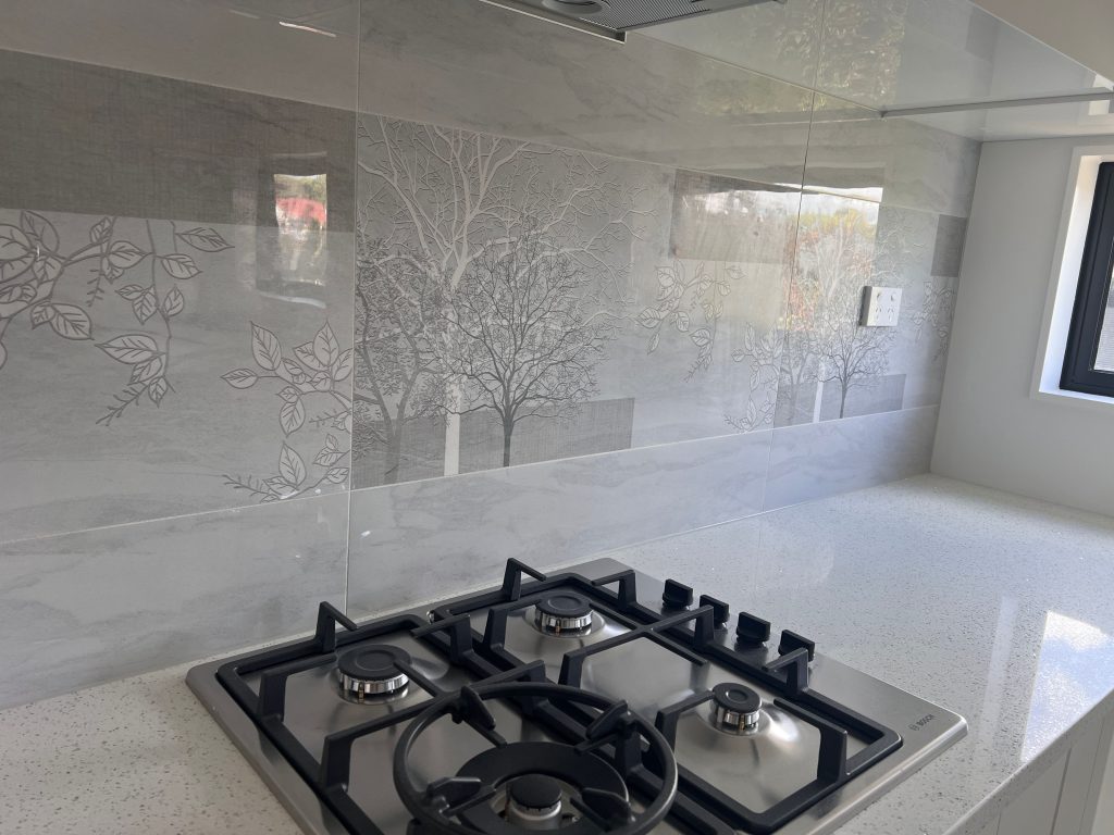 Tile kitchen splashback