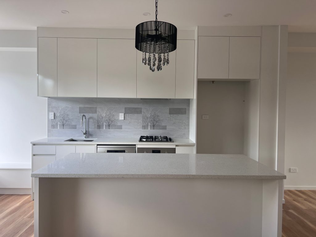 Modern white kitchen Auckland