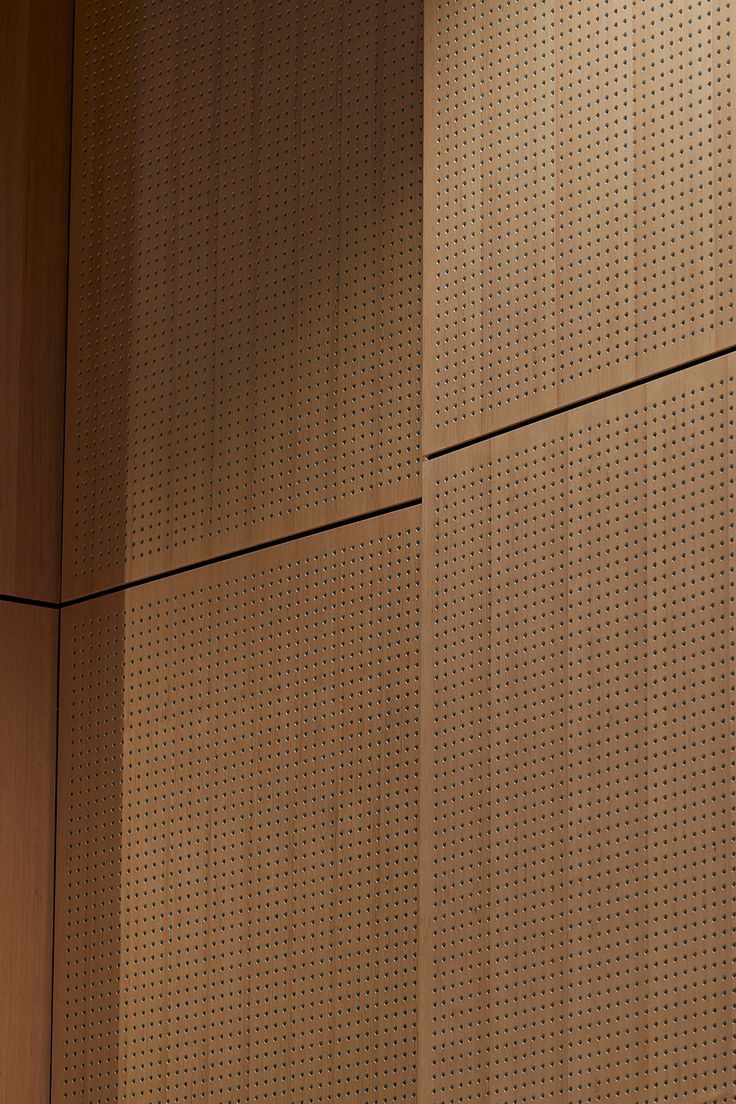 Acoustic Wood Panels with Oregon Pine Veneer