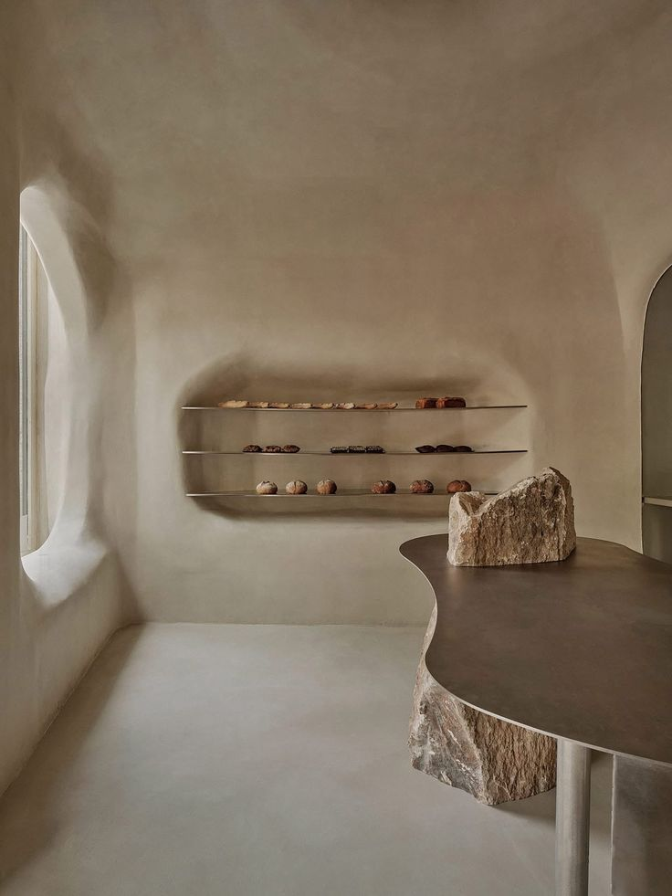 Stone integrated steel table 