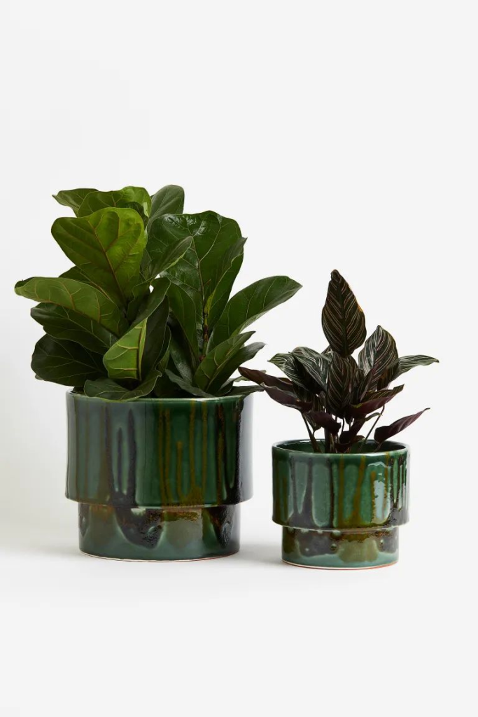Porcelain plant pot